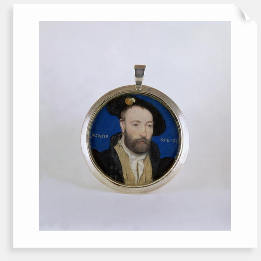 An Unknown Man, 1543 by Hans Holbein the Younger