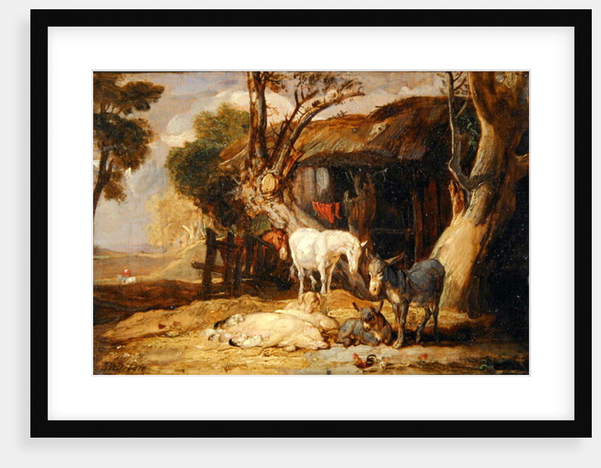 The Straw Yard, 1810 by James Ward