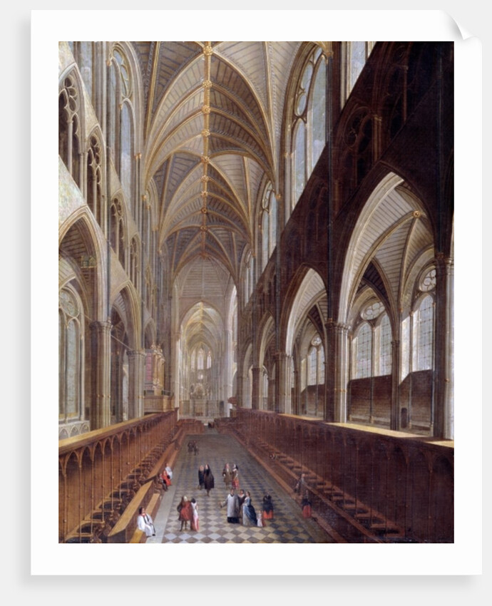 The Interior of Westminster Abbey, c.1714 by English School