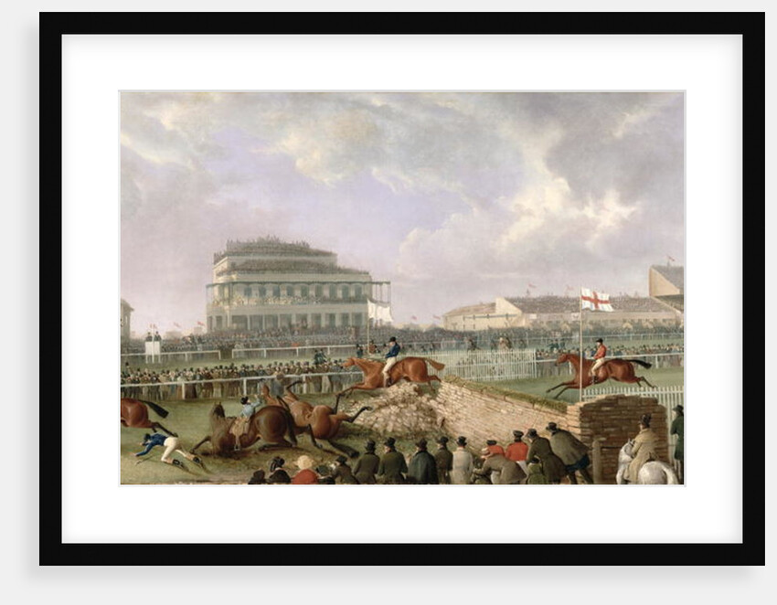 The Liverpool and National Steeplechase at Aintree 1843, c.1843 by William Tasker