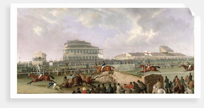 The Liverpool and National Steeplechase at Aintree 1843, c.1843 by William Tasker