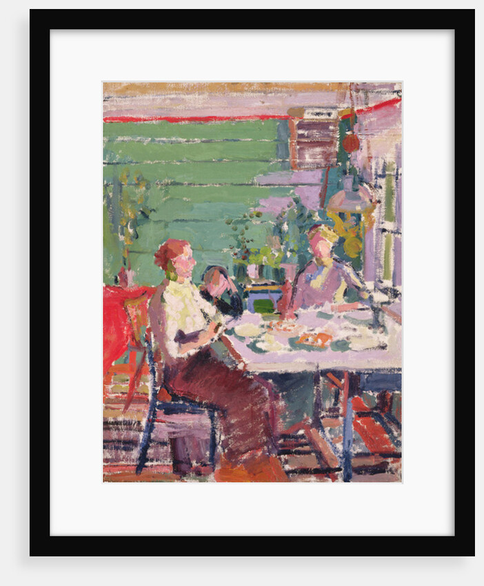 Interior scene, possibly in Norway, c.1912 by Harold Gilman