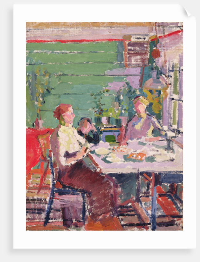 Interior scene, possibly in Norway, c.1912 by Harold Gilman