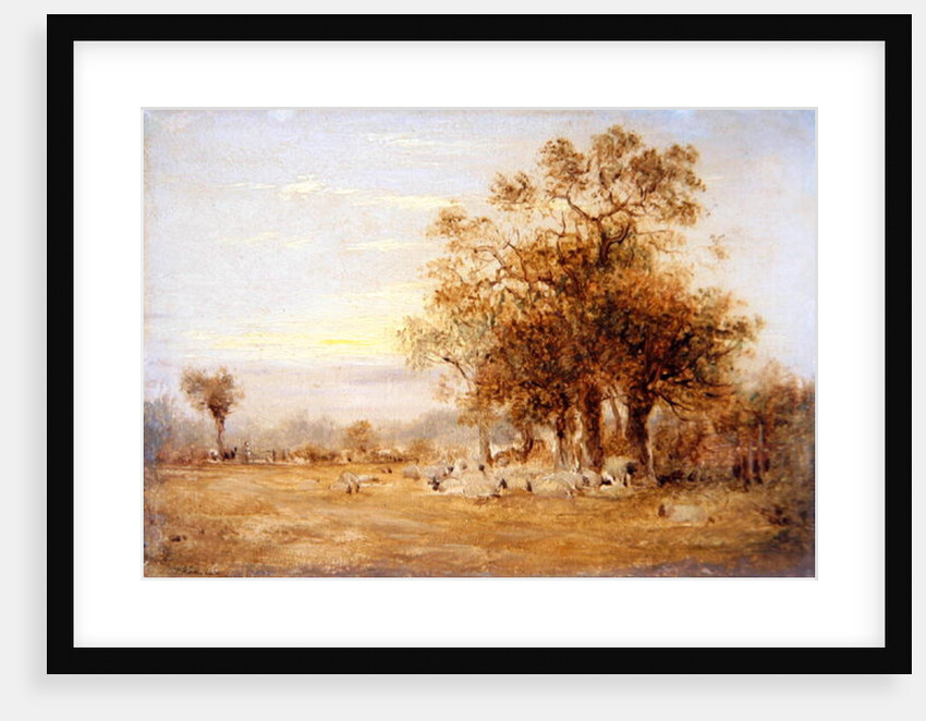 Sheep Grazing, 1835 by John Linnell