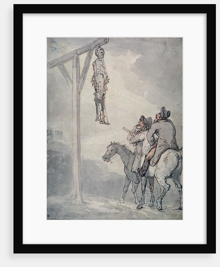 The Gibbet by Thomas Rowlandson