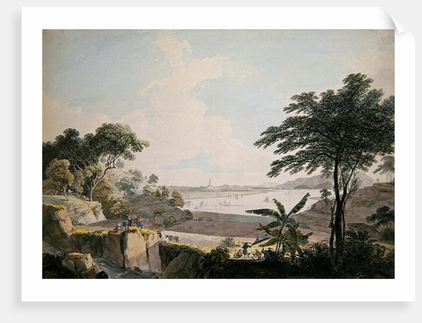 View of the Canton River, near Whampoa, China, c.1785-94 by Thomas Daniell
