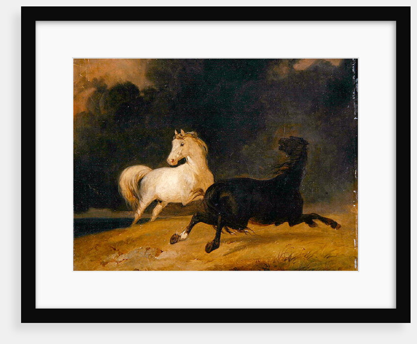 Horses in a Thunderstorm, 1823 by Thomas Woodward