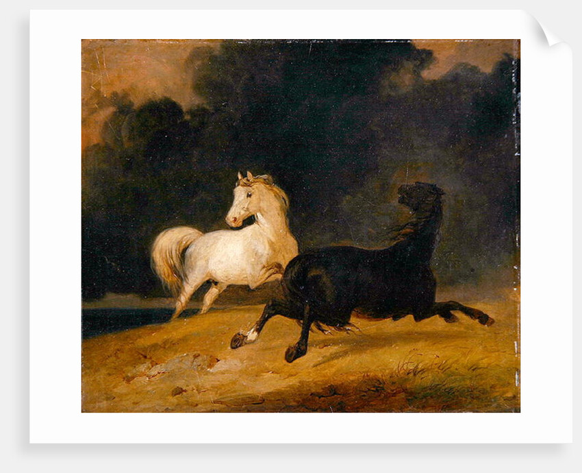 Horses in a Thunderstorm, 1823 by Thomas Woodward