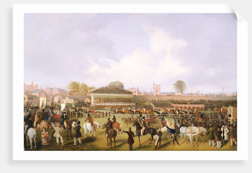 Lord Westminster's Cardinal Puff, with Sam Darling Up, Winning the Tradesman's Plate, Chester, c.1839 by William Tasker