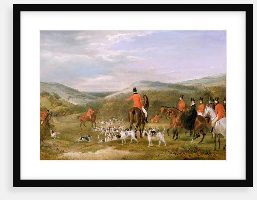 The Berkeley Hunt, 1842: The Meet by Francis Calcraft Turner
