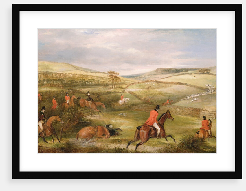 The Berkeley Hunt, 1842: The Chase by Francis Calcraft Turner