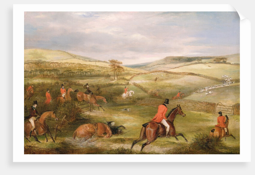 The Berkeley Hunt, 1842: The Chase by Francis Calcraft Turner