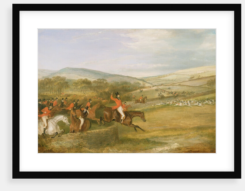The Berkeley Hunt, Full Cry, 1842 by Francis Calcraft Turner
