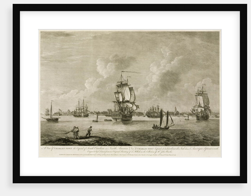 A View of Charles Town the Capital of South Carolina in North America by Thomas Mellish