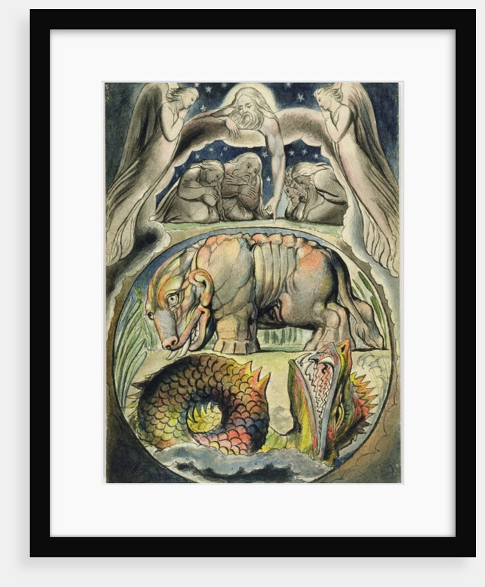 Behemoth and Leviathan, after William Blake by John Linnell