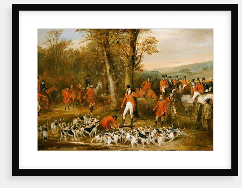 The Berkeley Hunt: The Death, 1842 by Francis Calcraft Turner