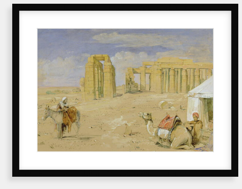 The Ramesseum at Thebes, c.1850 by John Frederick Lewis