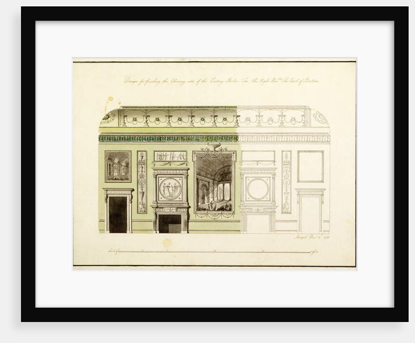 Headfort House, Eating Parlor, Chimney Piece, 1775 by Robert Adam