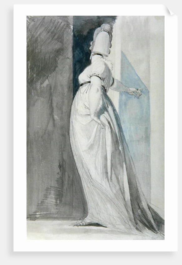 Back View of a Standing Female, called Mrs. Fuseli, 1810 by Henry Fuseli