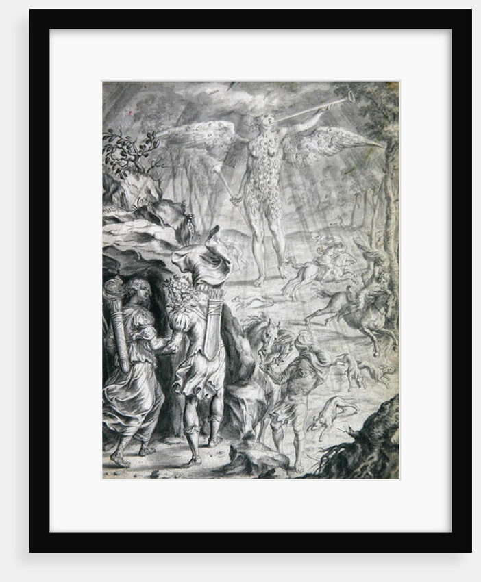 Dido and Aeneas Sheltering in a Cave by Francis Cleyn