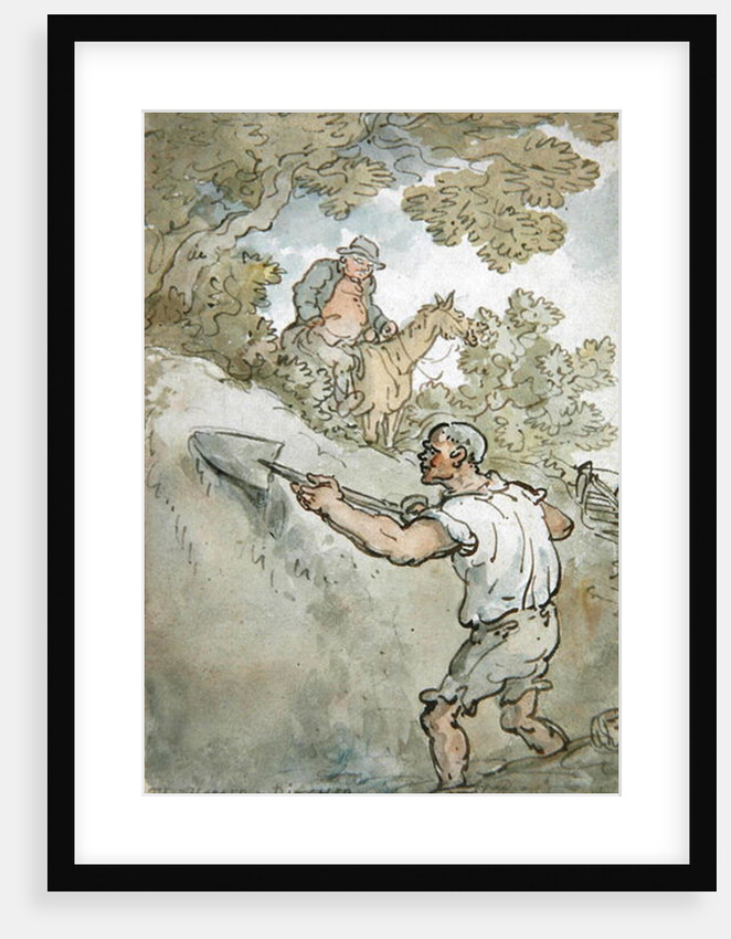 The Hedger and Ditcher by Thomas Rowlandson