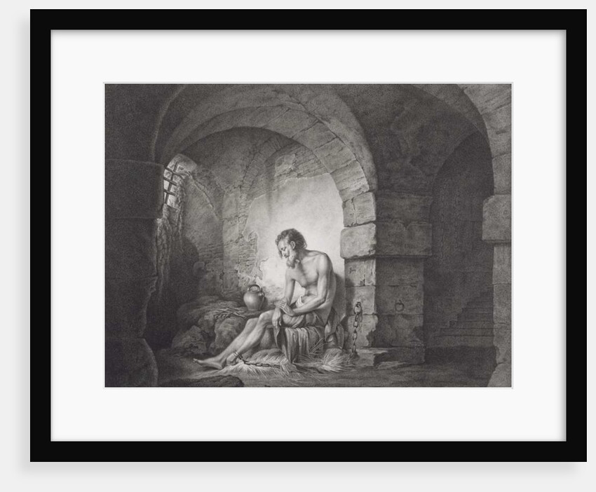 The Captive, engraved by Thomas Ryder 1786 by Joseph Wright of Derby