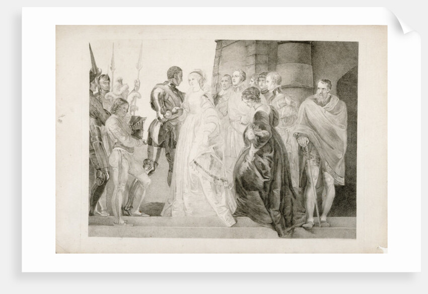 Othello, Act II, Scene I, engraved by Thomas Ryder 1803 by Thomas (after) Stothard