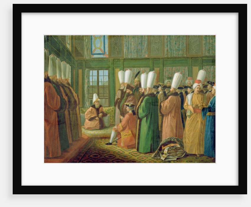 The Grand Vizier giving Audience to the English Ambassador by Francis Smith