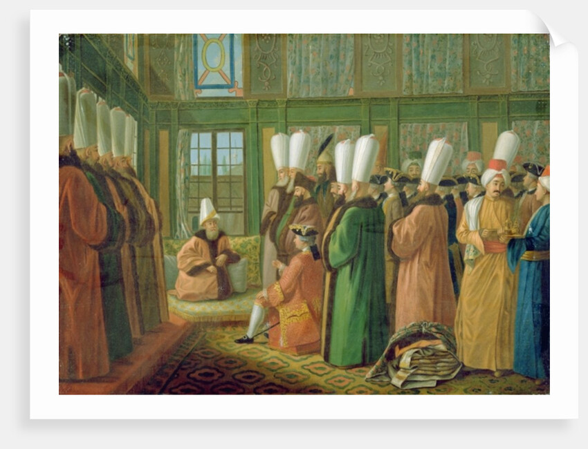 The Grand Vizier giving Audience to the English Ambassador by Francis Smith