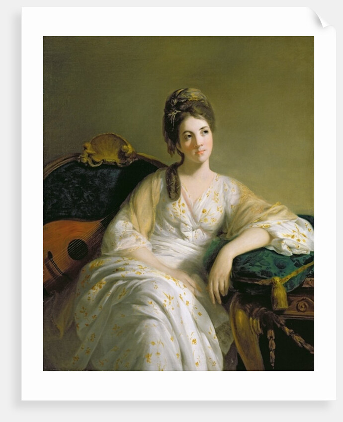 Eleanor Francis Grant, of Arndilly, c.1764-69 by Tilly Kettle