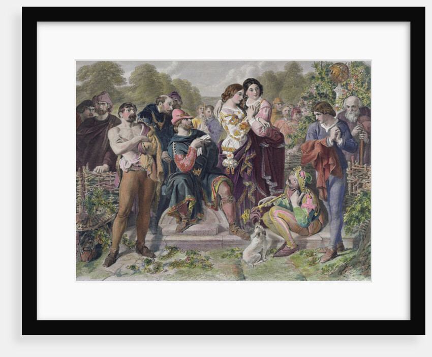 Orlando and the Wrestler by Daniel Maclise