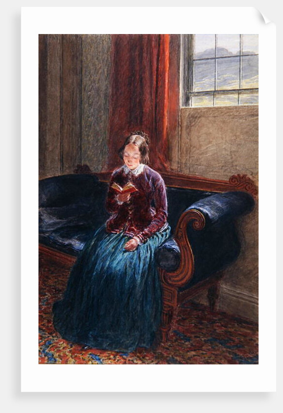A Lady Reading, called Mrs William Hunt, c.1835 by William Henry Hunt