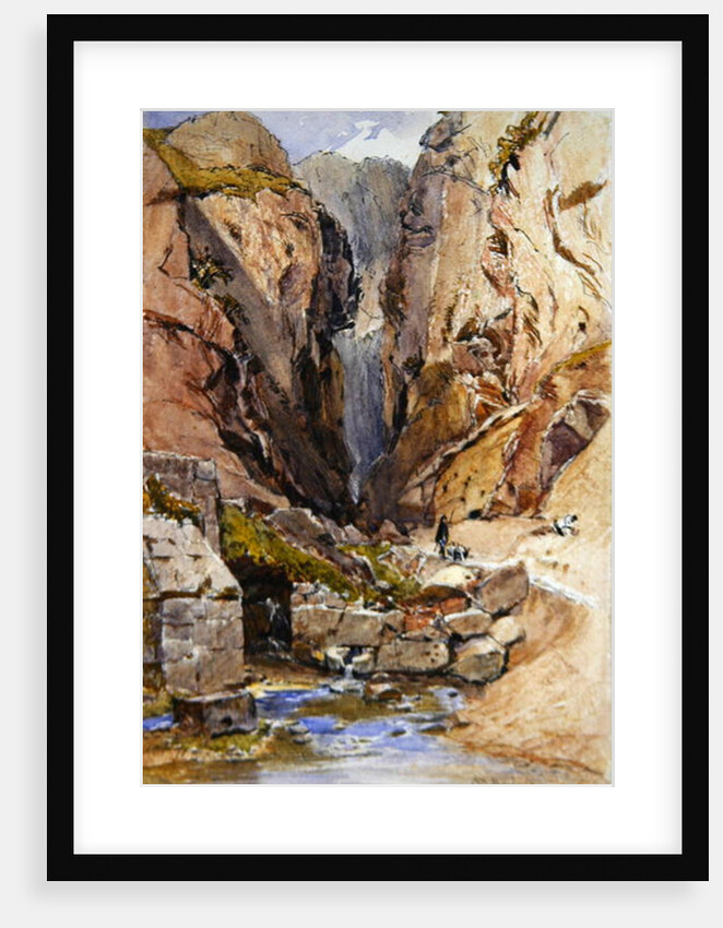 The Castalian Spring, Delphi, c.1895 by John Fulleylove