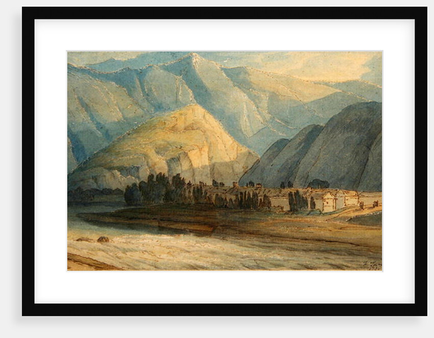 The Grange at the Head of the Keswick Lake, 1786 by Francis Towne