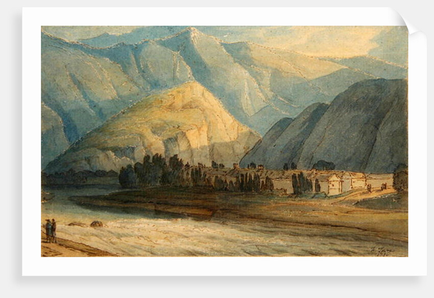 The Grange at the Head of the Keswick Lake, 1786 by Francis Towne