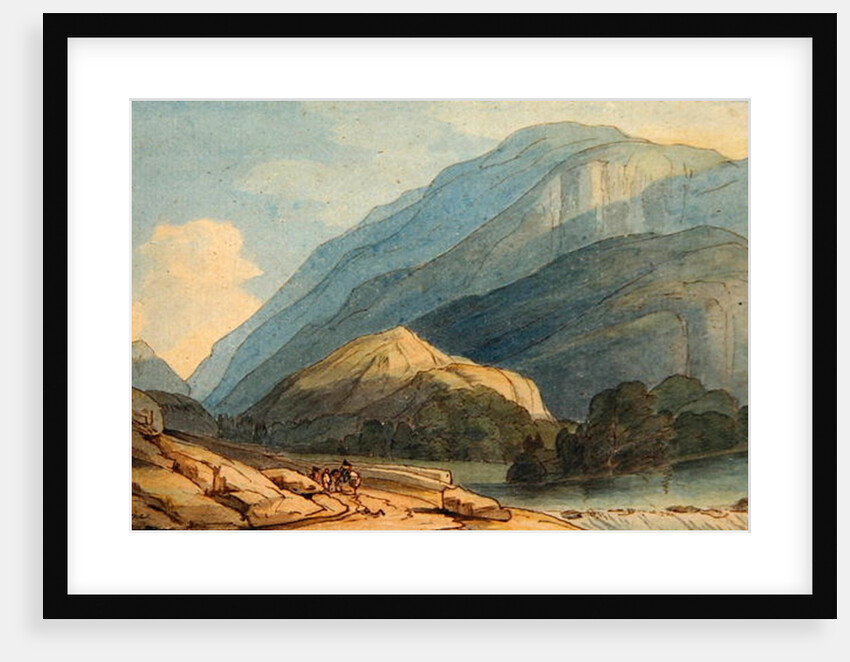 The Entrance into Borrowdale, c.1786 by Francis Towne