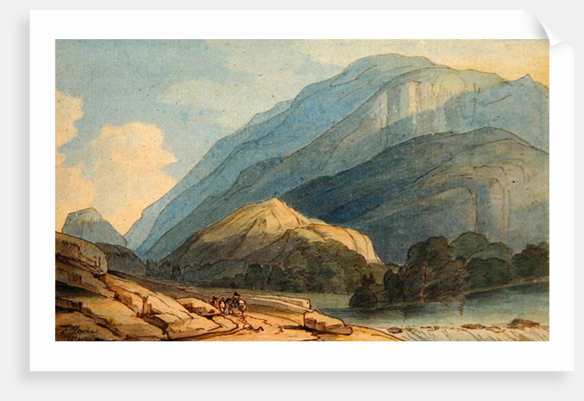 The Entrance into Borrowdale, c.1786 by Francis Towne