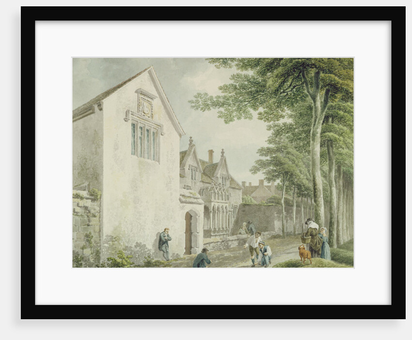 Alms Houses in St. Cuthbert's Churchyard, Wells by Michael Rooker