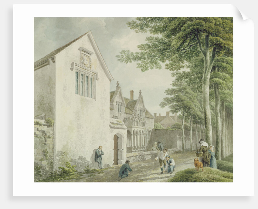 Alms Houses in St. Cuthbert's Churchyard, Wells by Michael Rooker