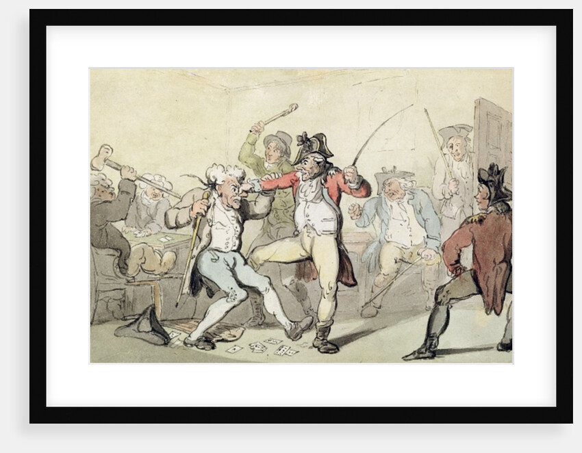 Cheating at Cards by Thomas Rowlandson
