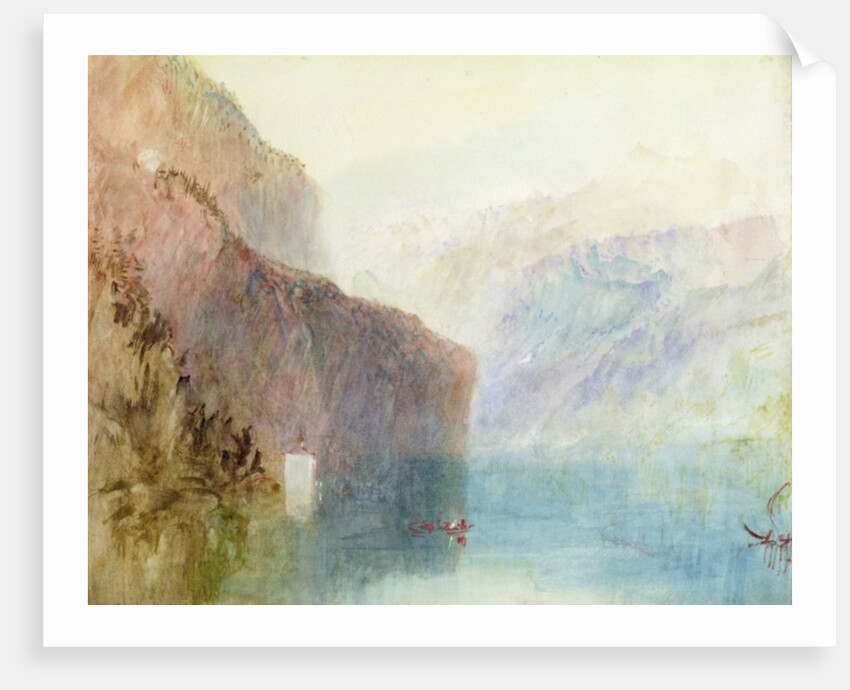 Tell's Chapel, Lake Lucerne, c.1841 by Joseph Mallord William Turner