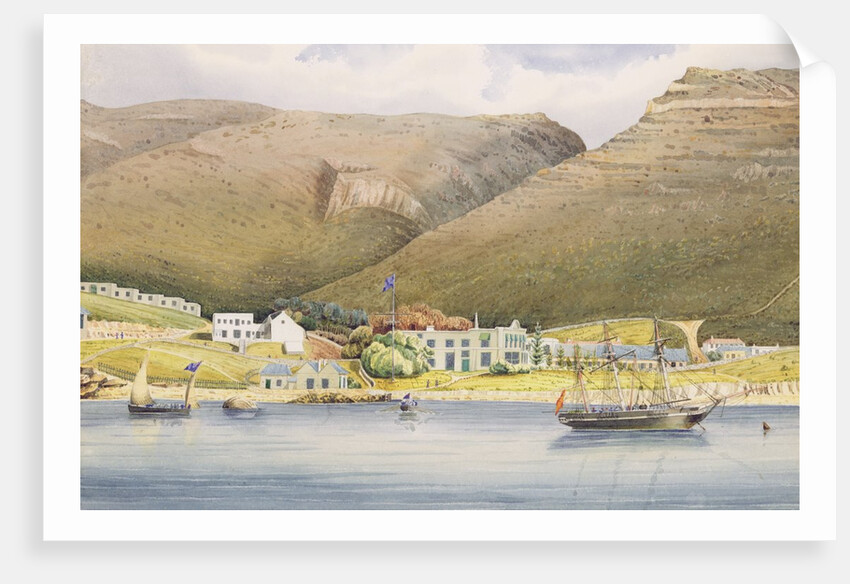 The Admiral House, Simon's Town, Cape of Good Hope, 1844 by Lt. Humphrey John Julian