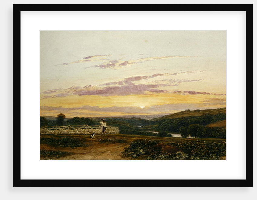 The Shepherd, Evening by Francis Oliver Finch