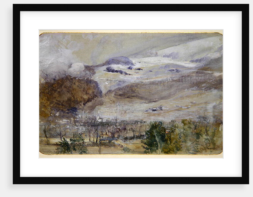 Swiss Valley Landscape, 1885 by John William Inchbold