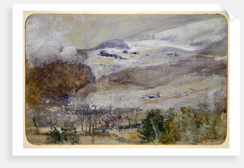Swiss Valley Landscape, 1885 by John William Inchbold