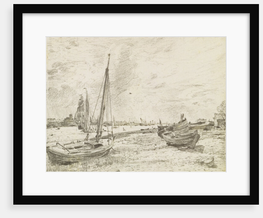 Shipping on the Thames, c.1818 by John Constable