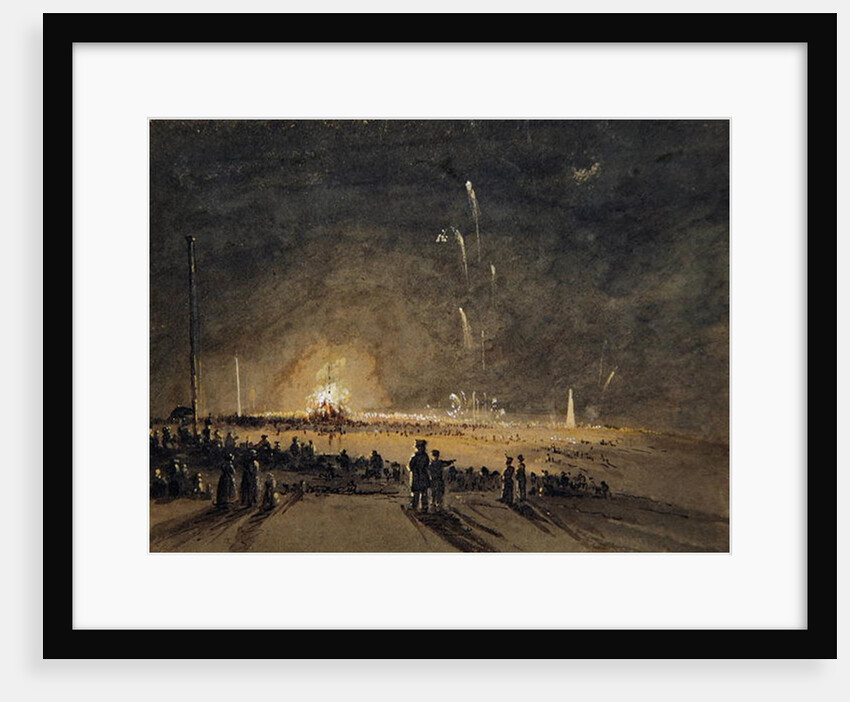 A Fireworks Display by John Wilson Carmichael