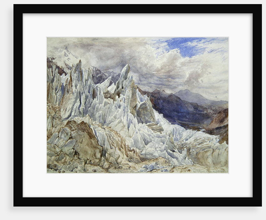 Mer de Glace, 1856 by Henry Moore