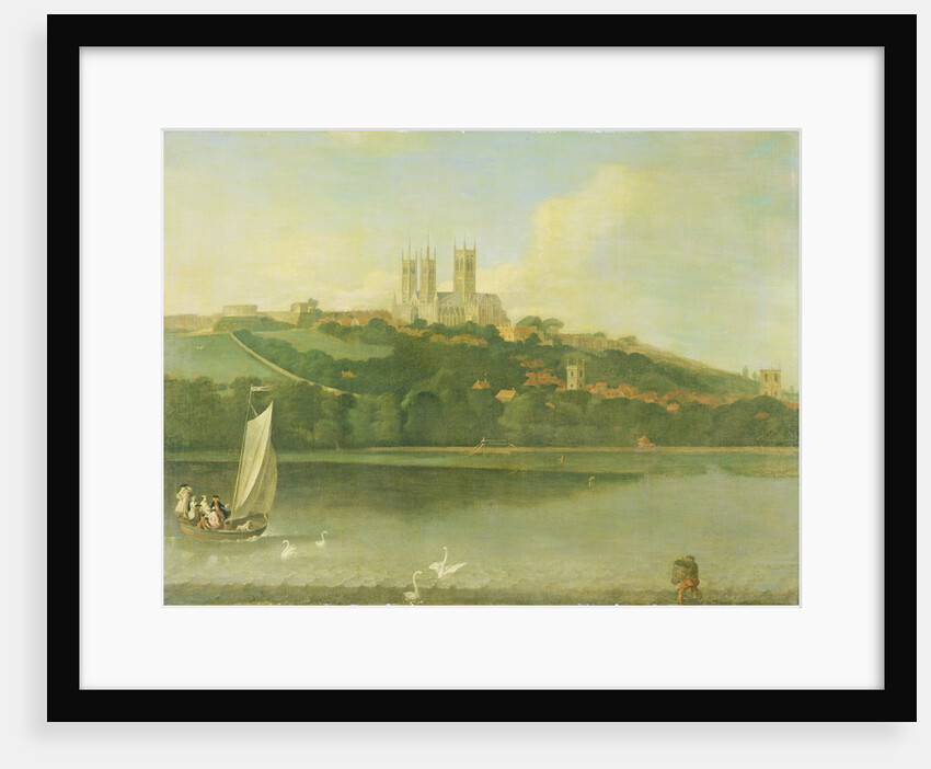 A View of the Cathedral and City of Lincoln from the River, c.1760 by Joseph Baker