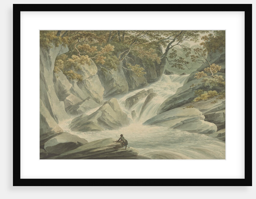 Hafod: Upper Part of the Cascade, 1793 by John Warwick Smith